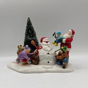 Department 56 1998 Vintage Original Snow Village Santa Comes To Town, 1998 54920